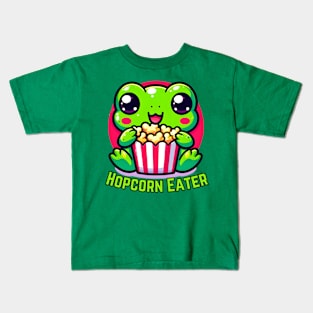 Popcorn frog for movie Kids T-Shirt